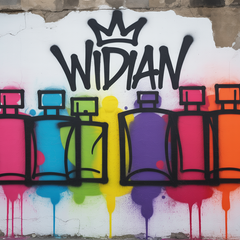 Assorted Widian perfume decants and sample sizes