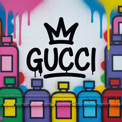 Assorted Gucci perfume decants and sample sizes