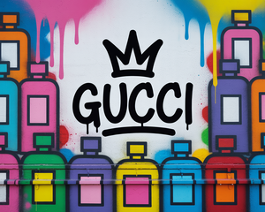 Assorted Gucci perfume decants and sample sizes