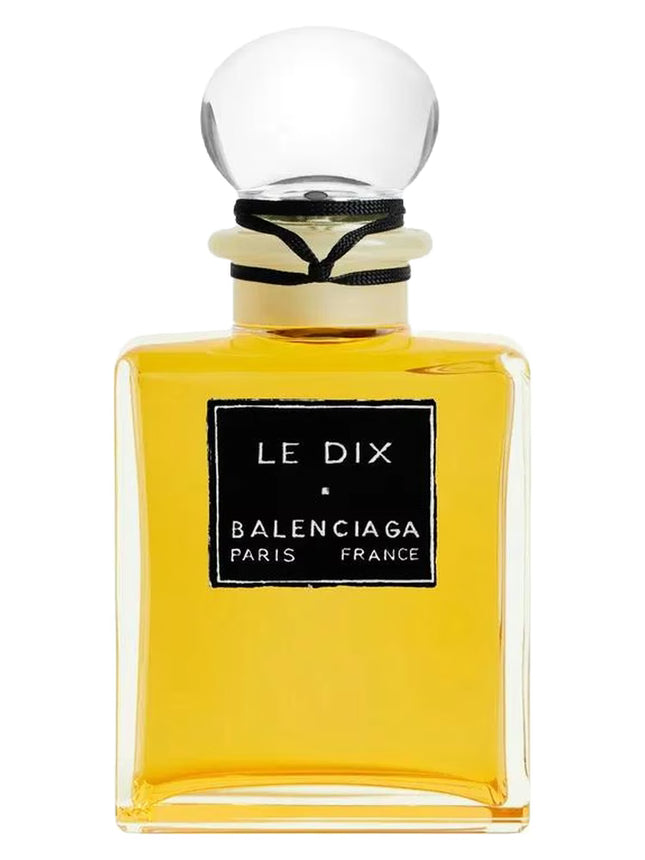 Balenciaga Le Dix 2025 perfume for women and men displayed with decanting options, highlighting its modern floral scent profile.