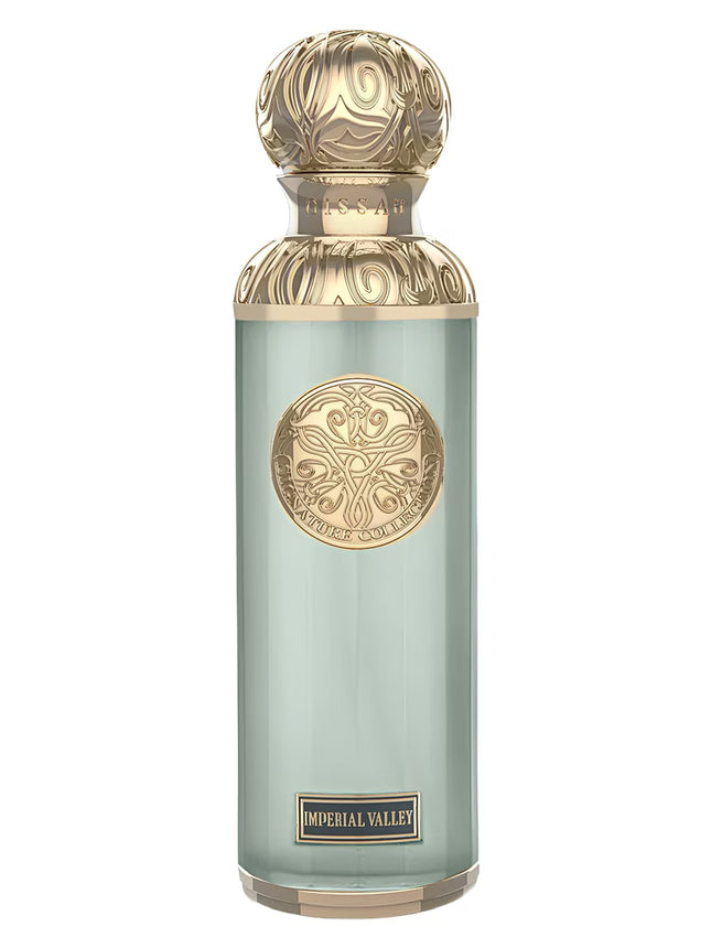 Gissah Imperial Valley perfume bottle with decanting options for men and women