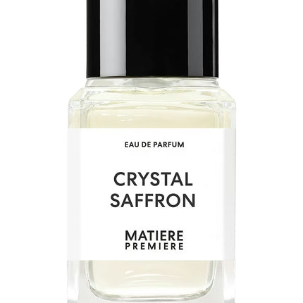 Matiere Premiere Crystal Saffron perfume bottle on a white background