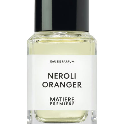 Perfume bottle labeled 'Neroli Oranger' by Matiere Premiere on a white background