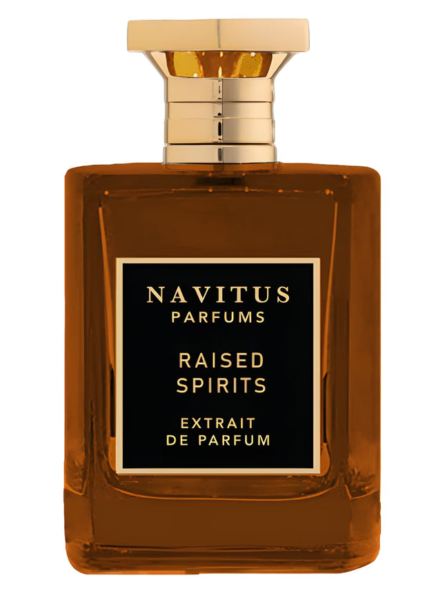Navitus Parfums 'Raised Spirits' Extrait de Parfum bottle on a white background