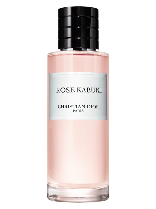 Christian Dior Rose Kabuki perfume bottle on a white background