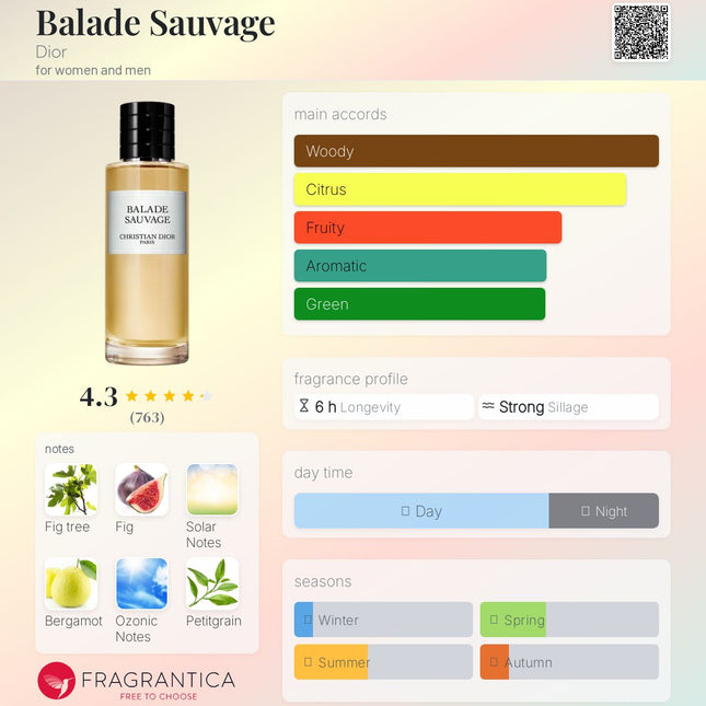 Christian Dior Balade Sauvage for women and men