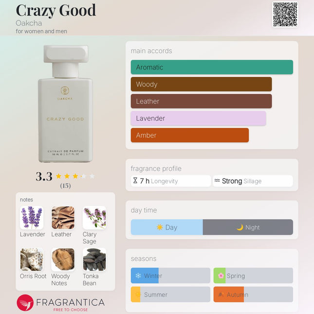 Oakcha Crazy Good for women and men