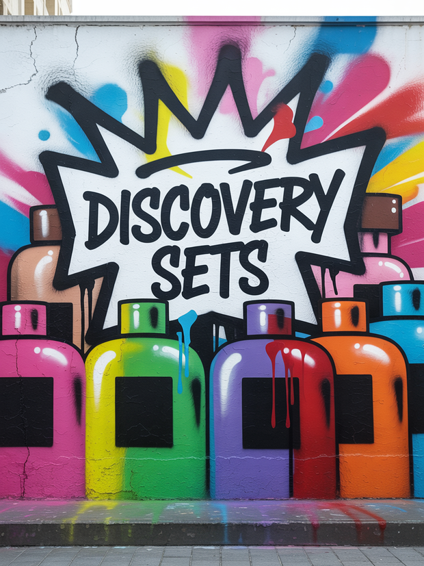 Fragrance discovery set with multiple decants and perfume samples