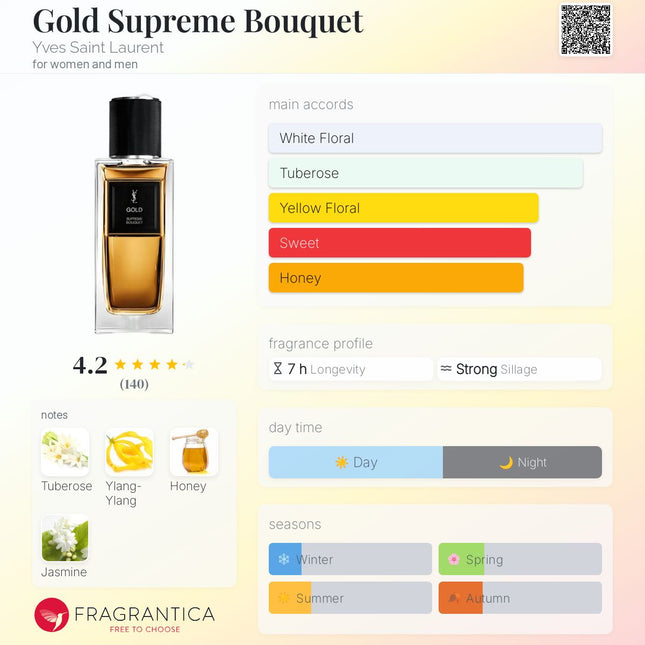Gold Supreme Bouquet Yves Saint Laurent for women and men